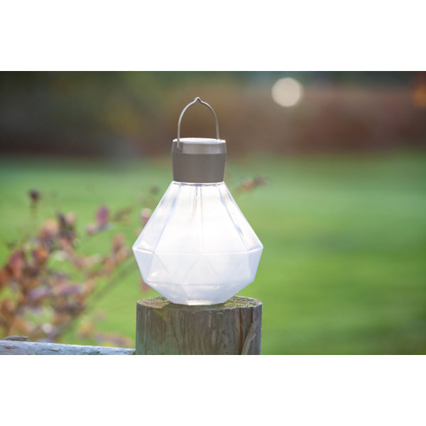 Allsop Home and Garden 7" Solar Powered Integrated LED Outdoor Lantern
